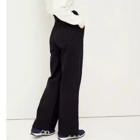 Boyish X Free People black paperbag fray hem pants - Picture 2 of 13